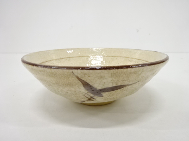 送料込【逢絢亭】茶道具 茶碗 平茶碗 萬古焼 武蔵野の図 佐久間勝山 共箱入り 送料込【逢絢亭】茶道具 茶碗 平茶碗 萬古焼 武蔵野の図 佐久間勝山
